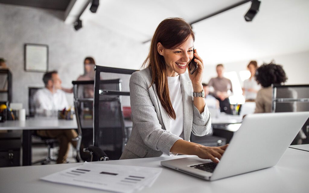 Centralino telefonico per ufficio, per gestire anche aziende piccole con 4 postazioni.